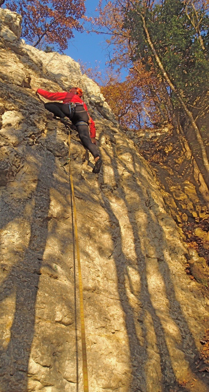 Roc au chamois, un 6a en finesse
