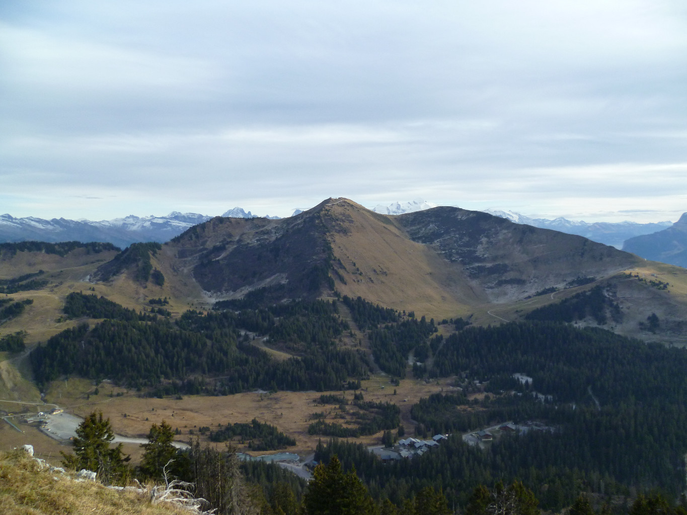 Vu du sommet sur Sommand