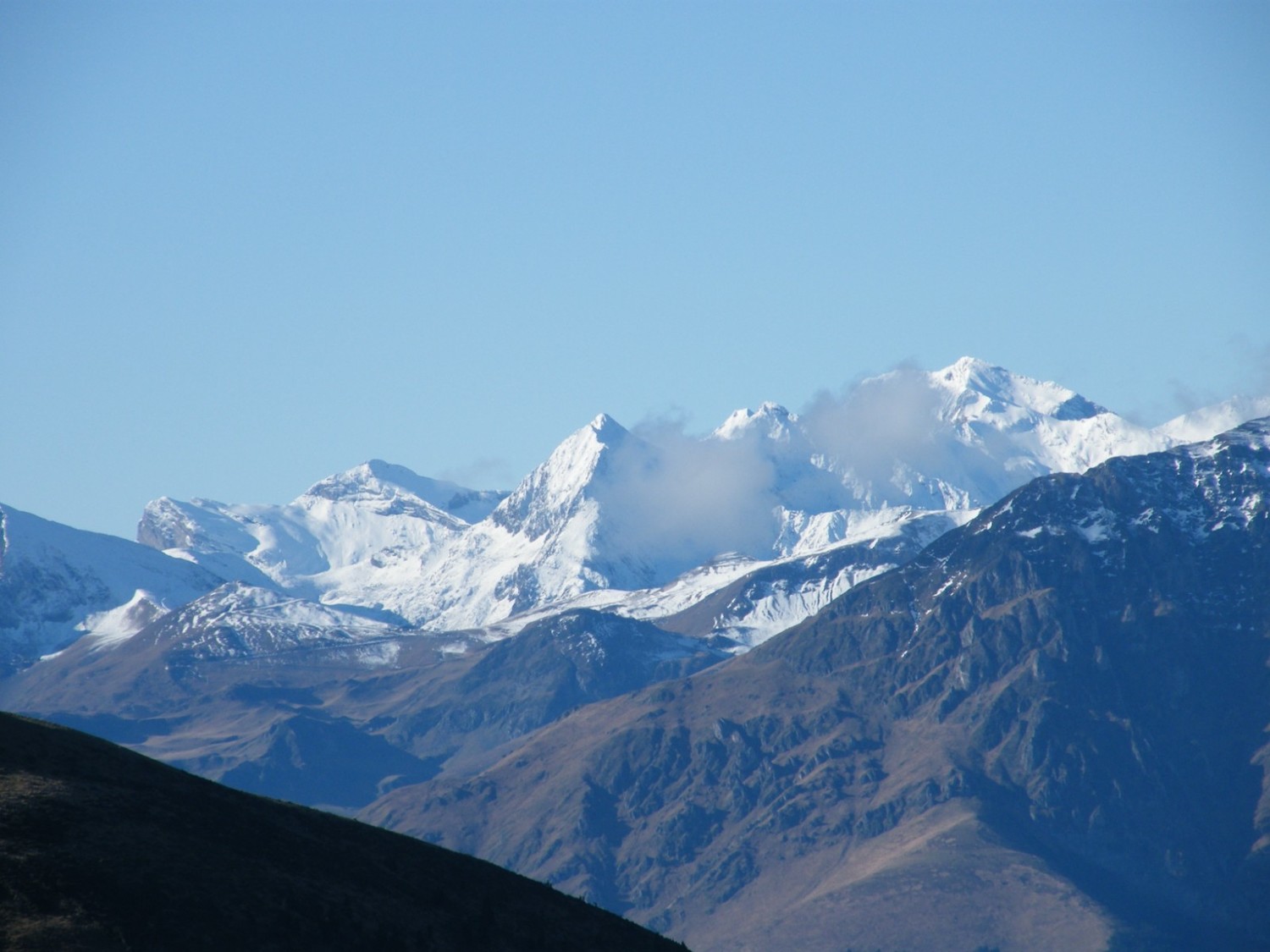 à droite le Pic Campbieil