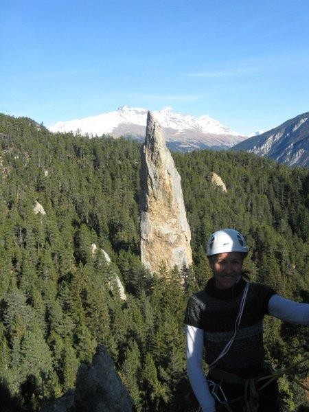 au sommet microlithe vue sur le monolithe