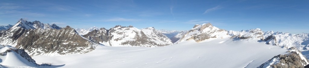 Panorama: Grande Sassière, Val de Rhêmes, Grand Paradis