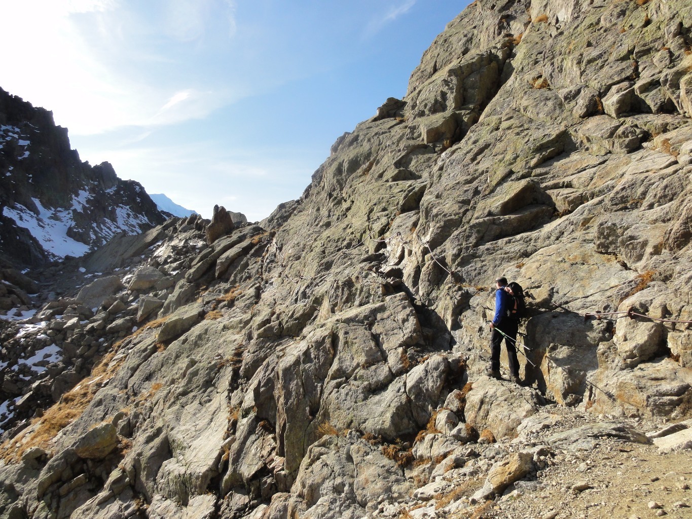 Accès au col de la Glière
