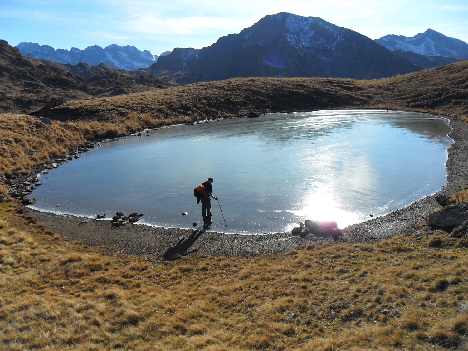 Etang gélé