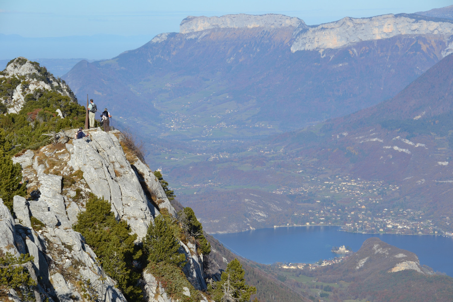 Depuis le sommet