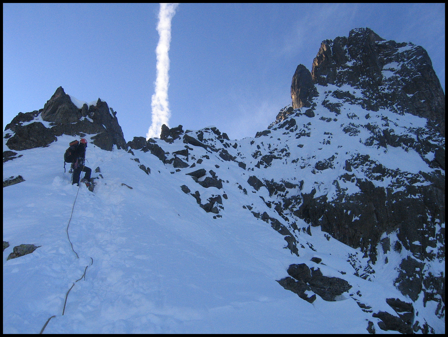 Sur l'arête