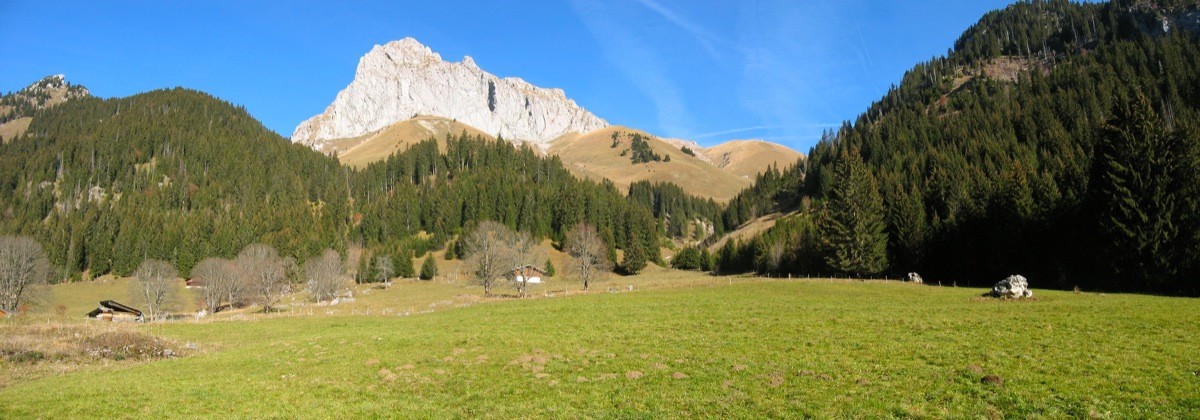 Attero de Chevenne devant les Cornettes de Bise