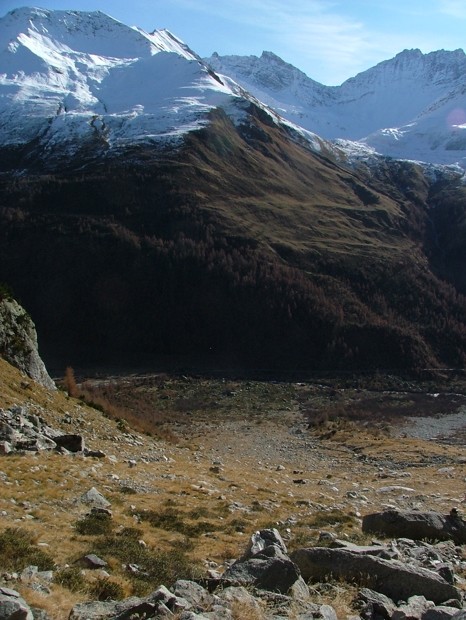 Bas du vallon de Fébrouze, Cherafière, aiguille et vallon de Malatra, aiguille et col de Bonalex, Grande Rochère