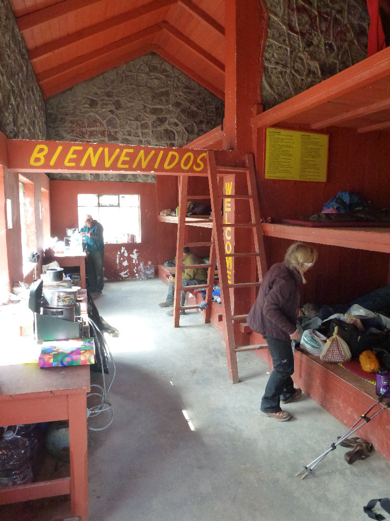 L'intérieur du refuge