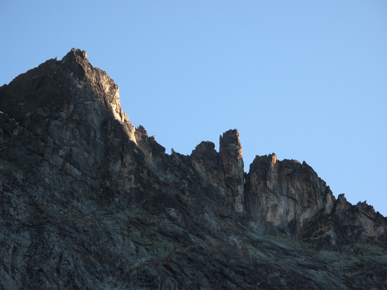 l'arête, apparament sèche