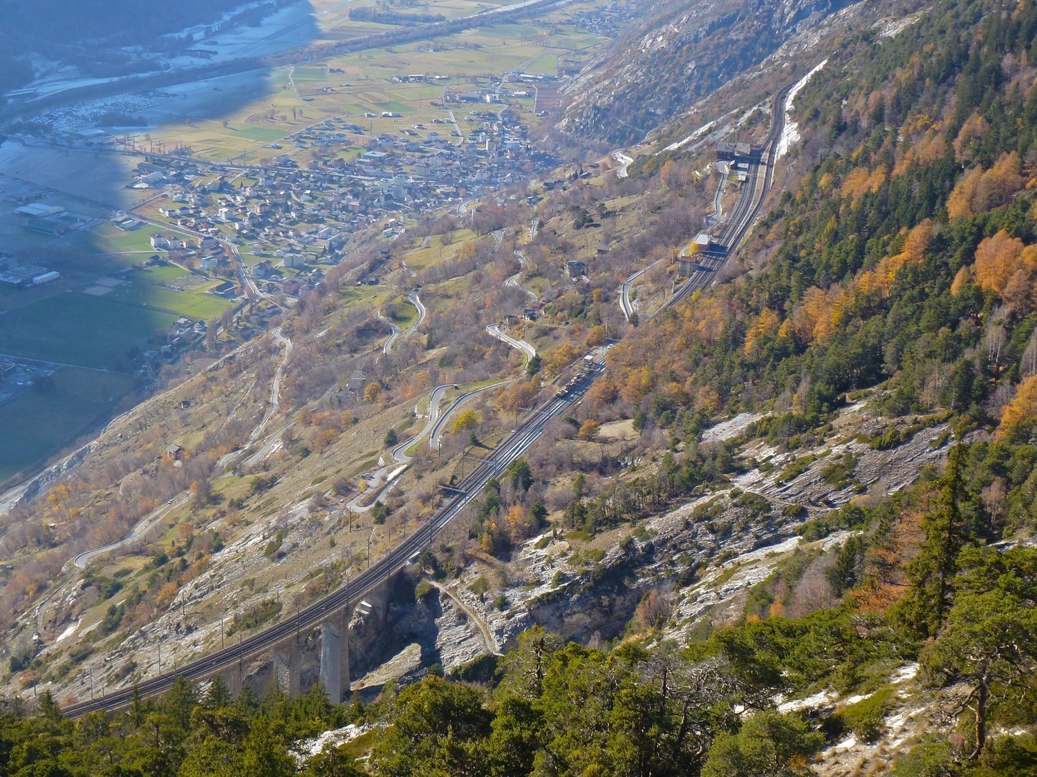 Vue sur Hohtenn