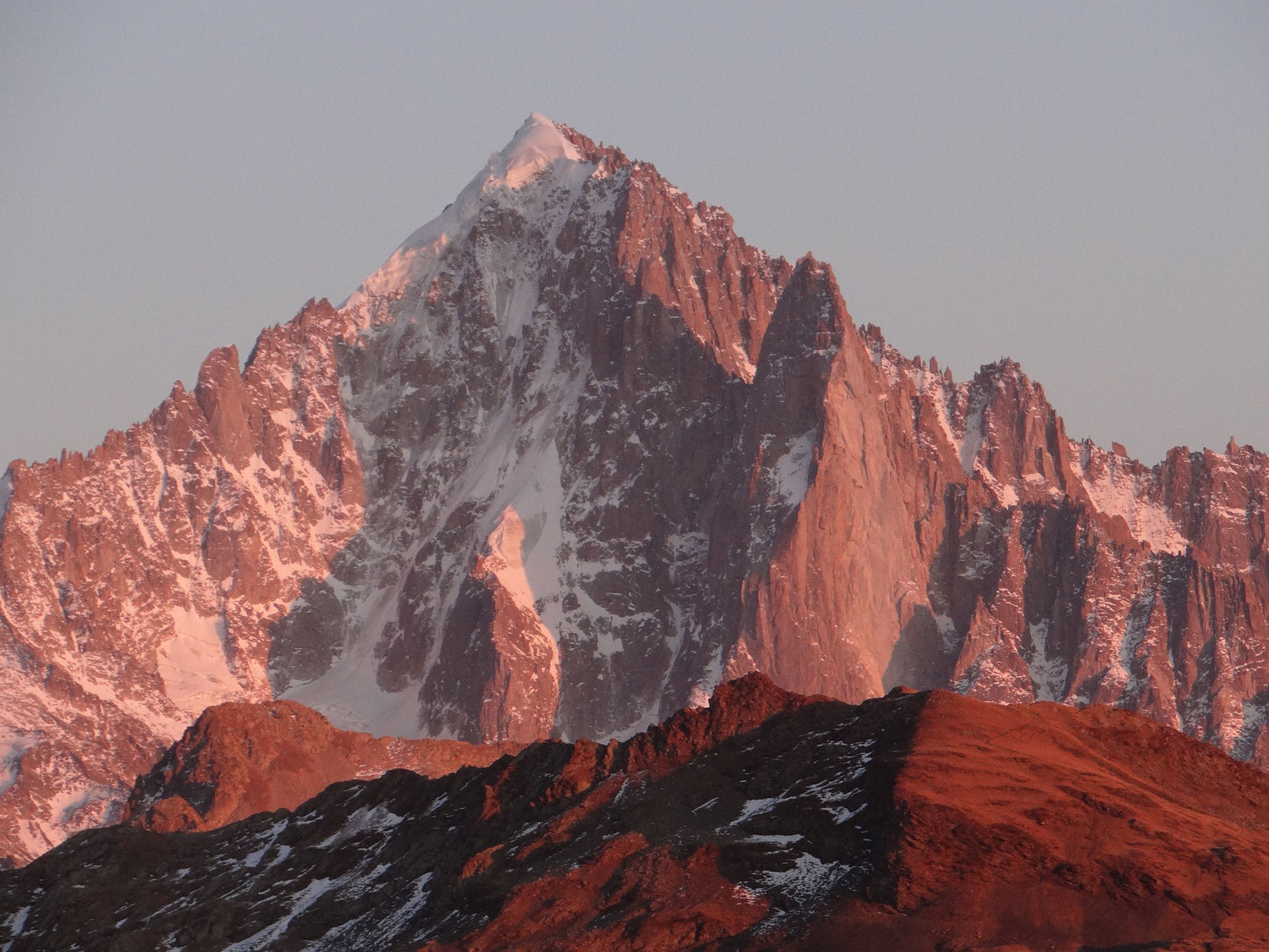 La Verte rougissante