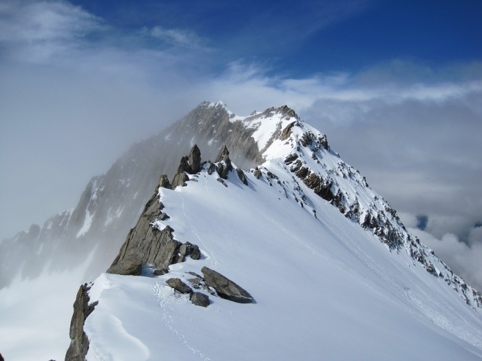 Aiguille de la bérangère depuis le dôme de Miage