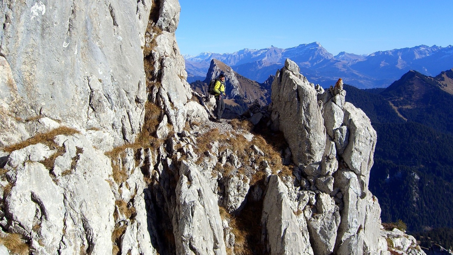 Mont Chauffé - dans la descente