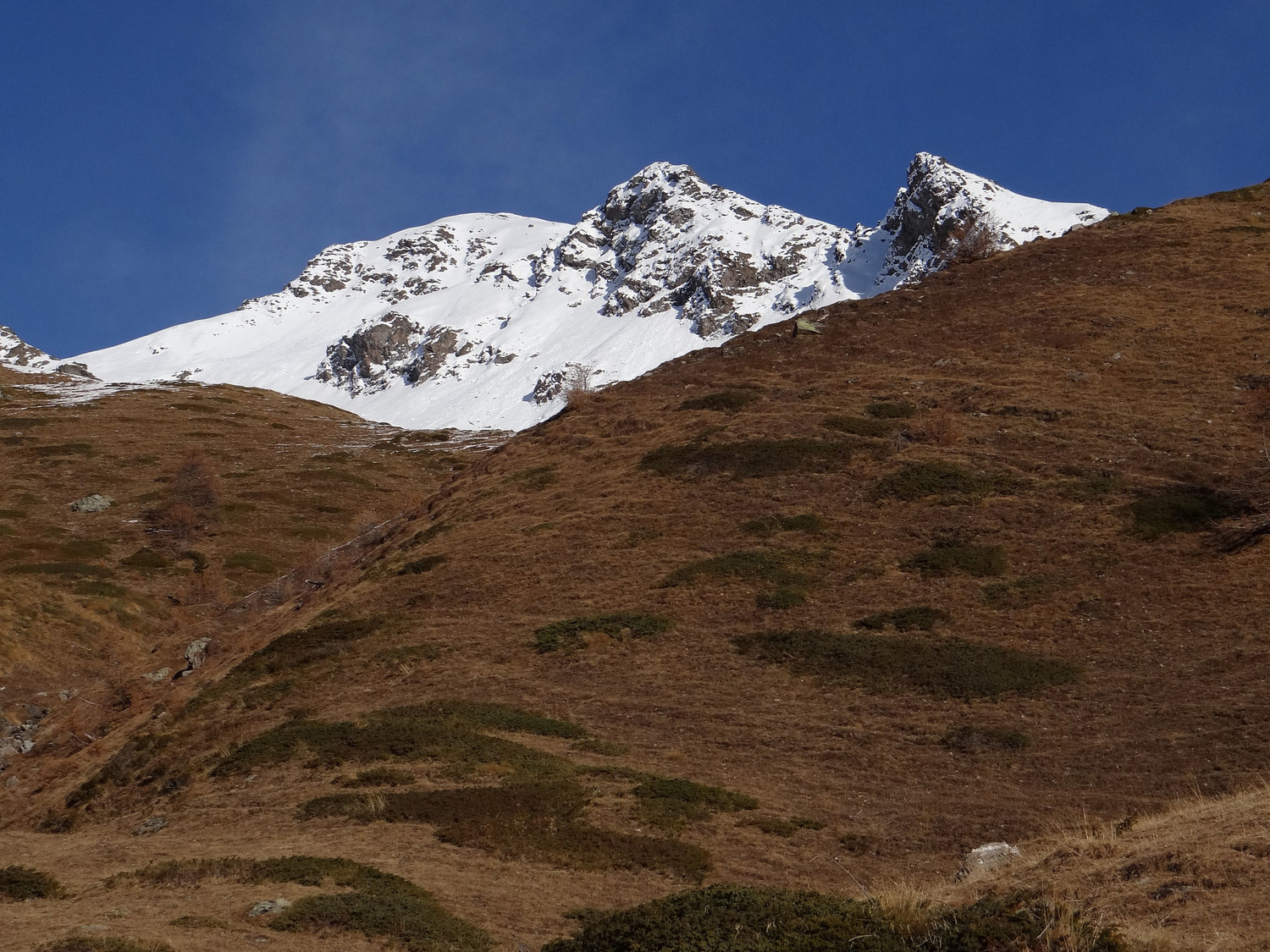 Le mont Rouge versant Vertosan