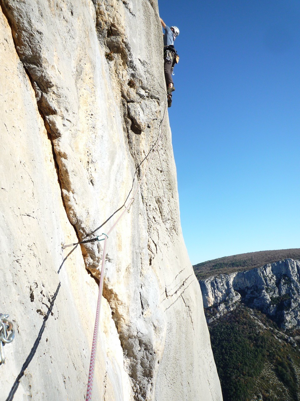 Verdon, Mandarin merveilleux, crux de L5