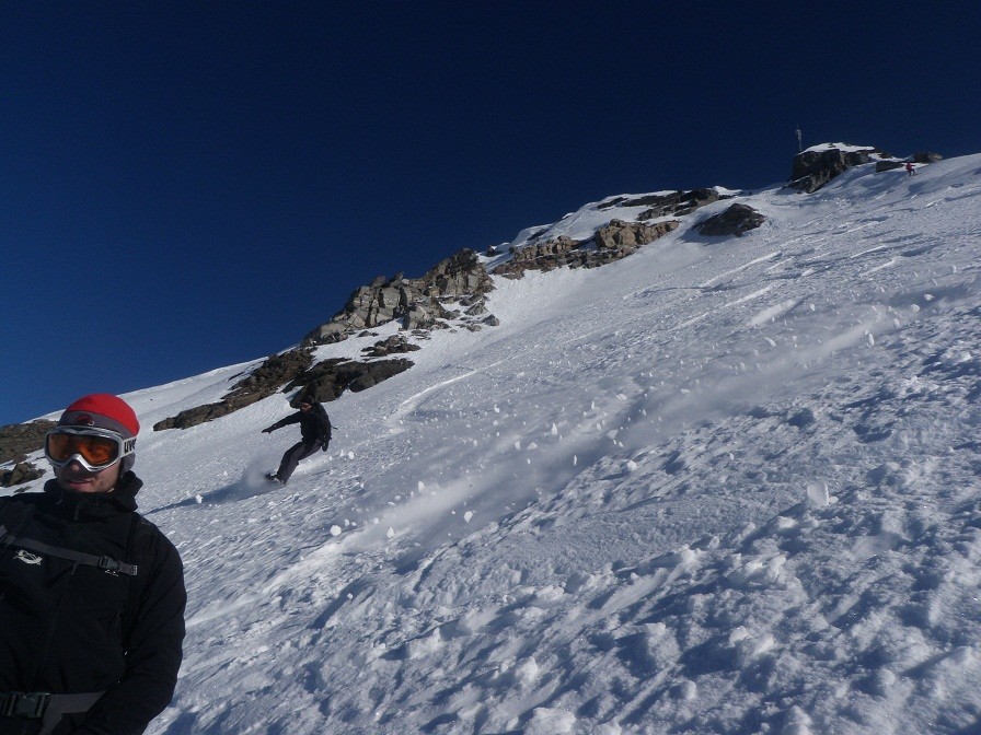 anche con lo snowboard
