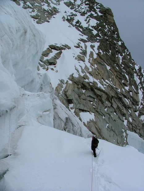 glacier de Fébrouze, Romaric en admiration