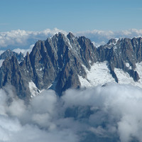 Aiguille Verte, Droites, par omα