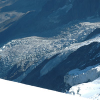 Glacier des Bossons vu du Goûter, par omα