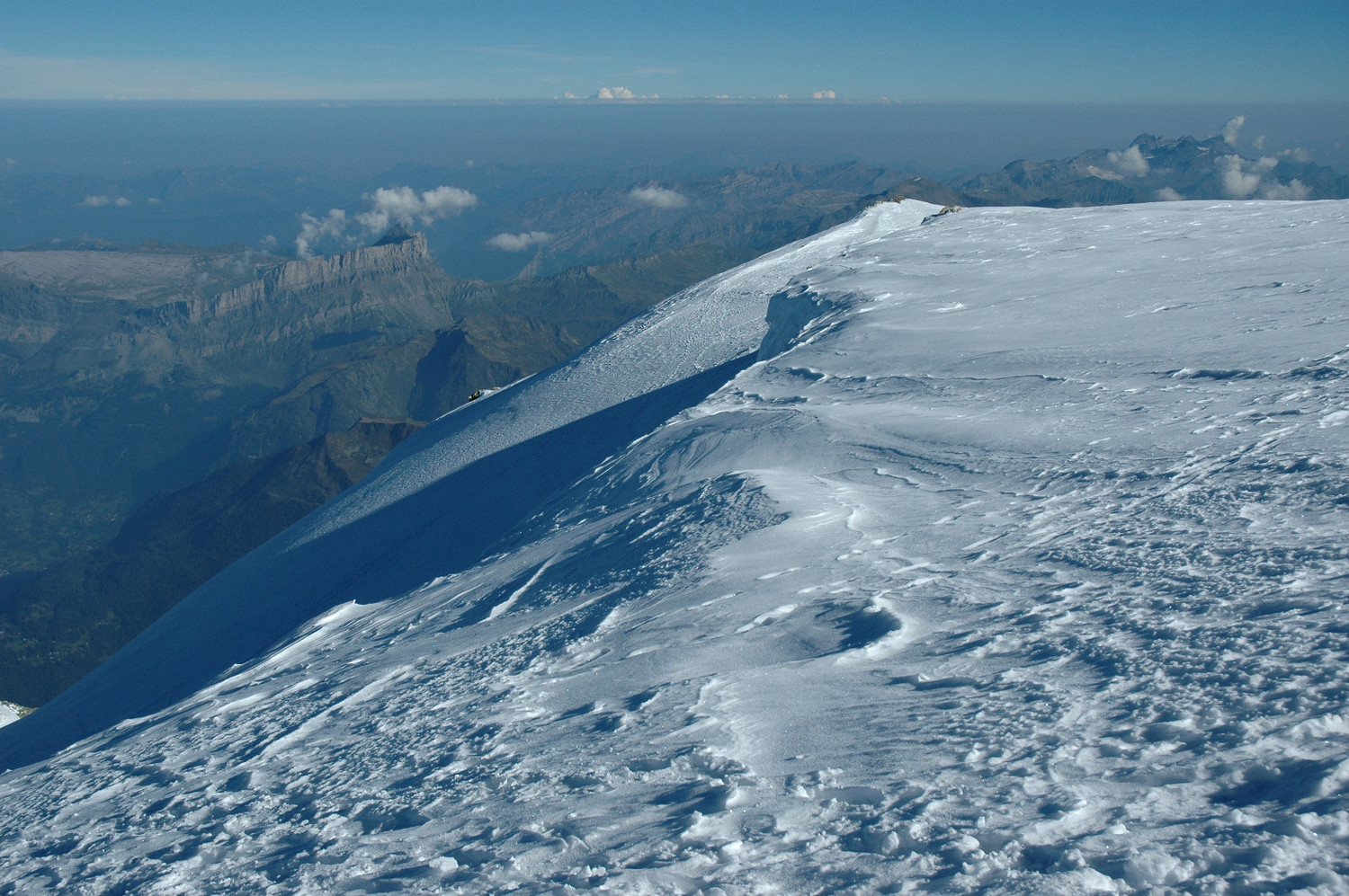Vue du Goûter sur les préalpes