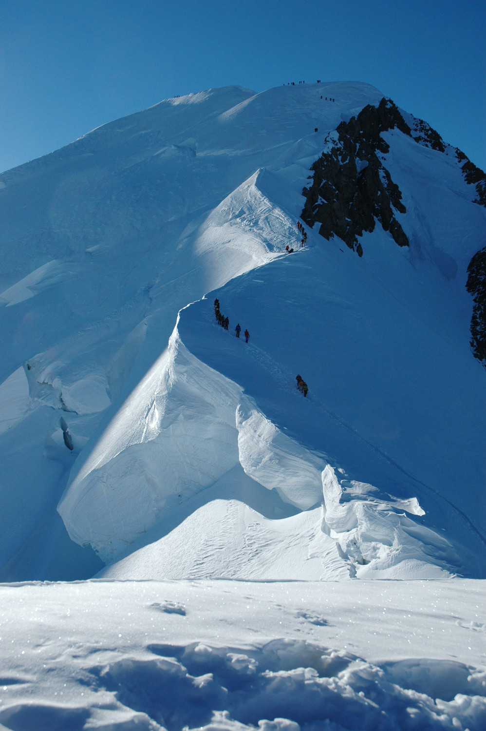 Mont Blanc: arrête des Bosses
