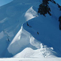 Mont Blanc, Arête des Bosses, par omα