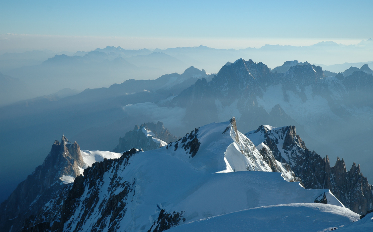 Mont Maudit, Aiguille verte, Alpes bernoises