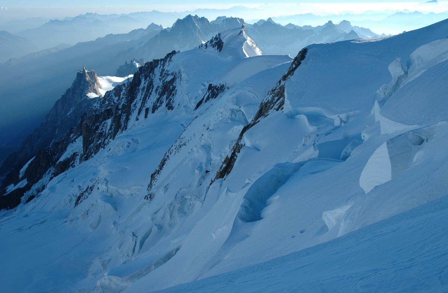 Rochers Rouges, Mont Maudit