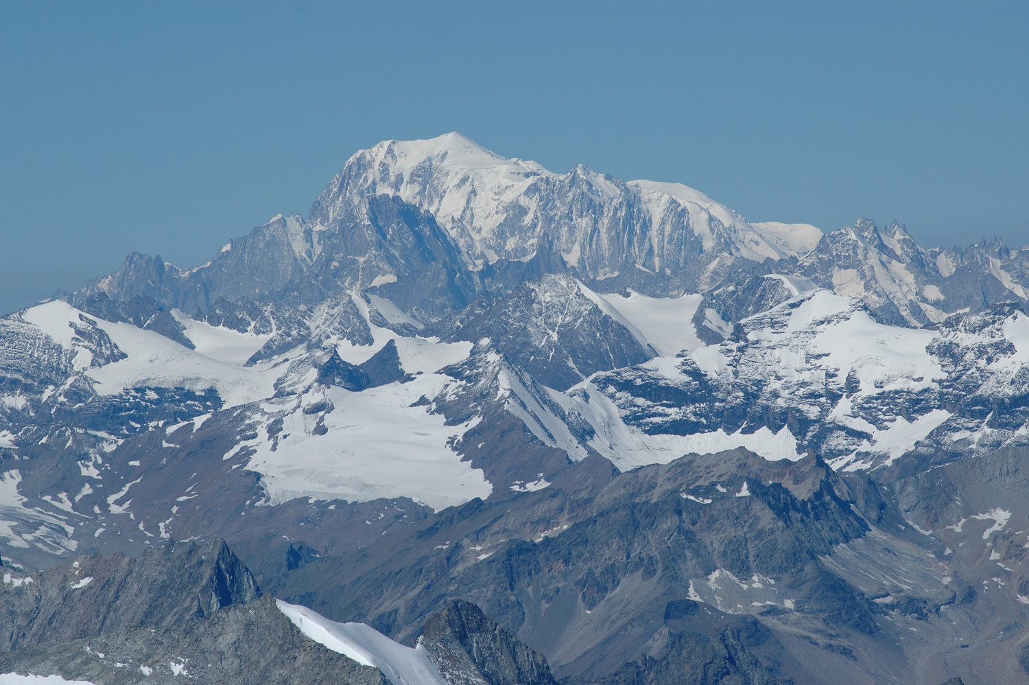 Mont Blanc - Mont Maudit E, Grandes Jorasses