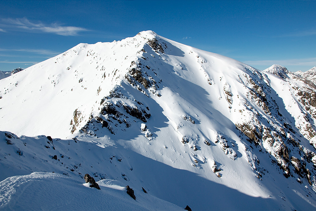 Pic des Bareytes (versant E) depuis pic d'Arinsal