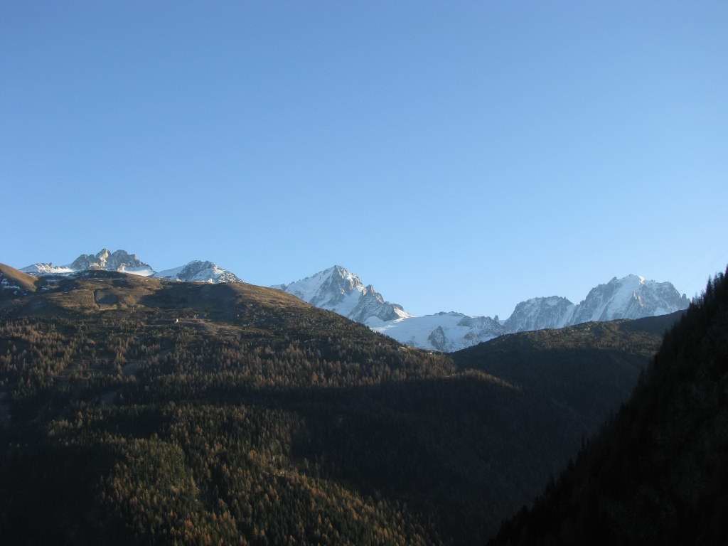 le panorama depuis la voie