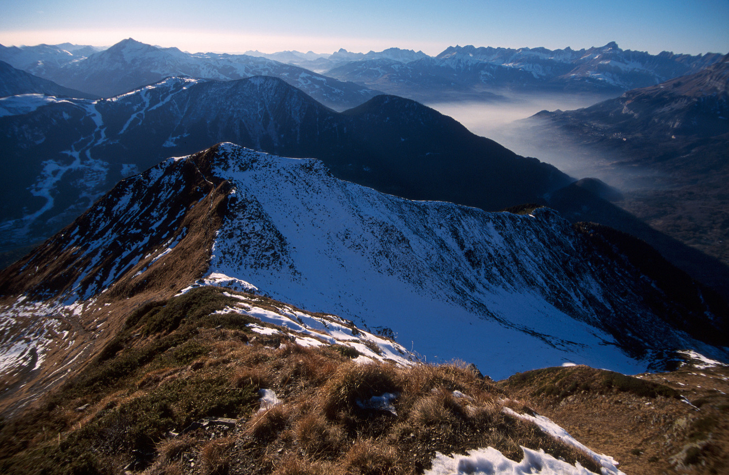 Aiguillette des Houches : vue vers le sud