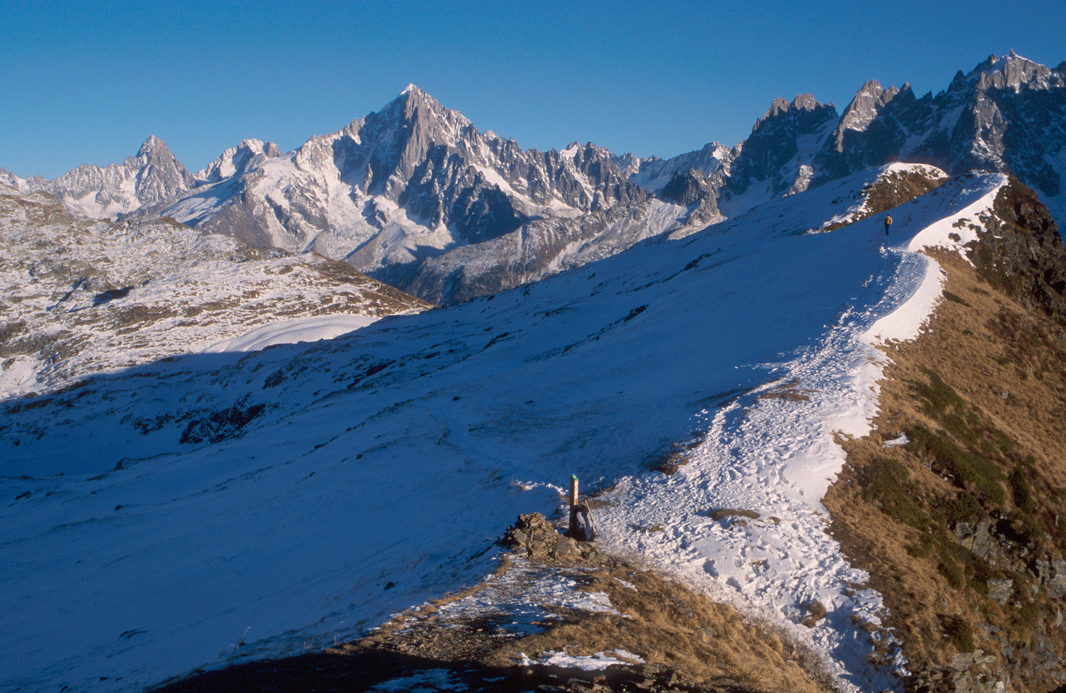 Aiguille Verte, pointe de Lapaz,