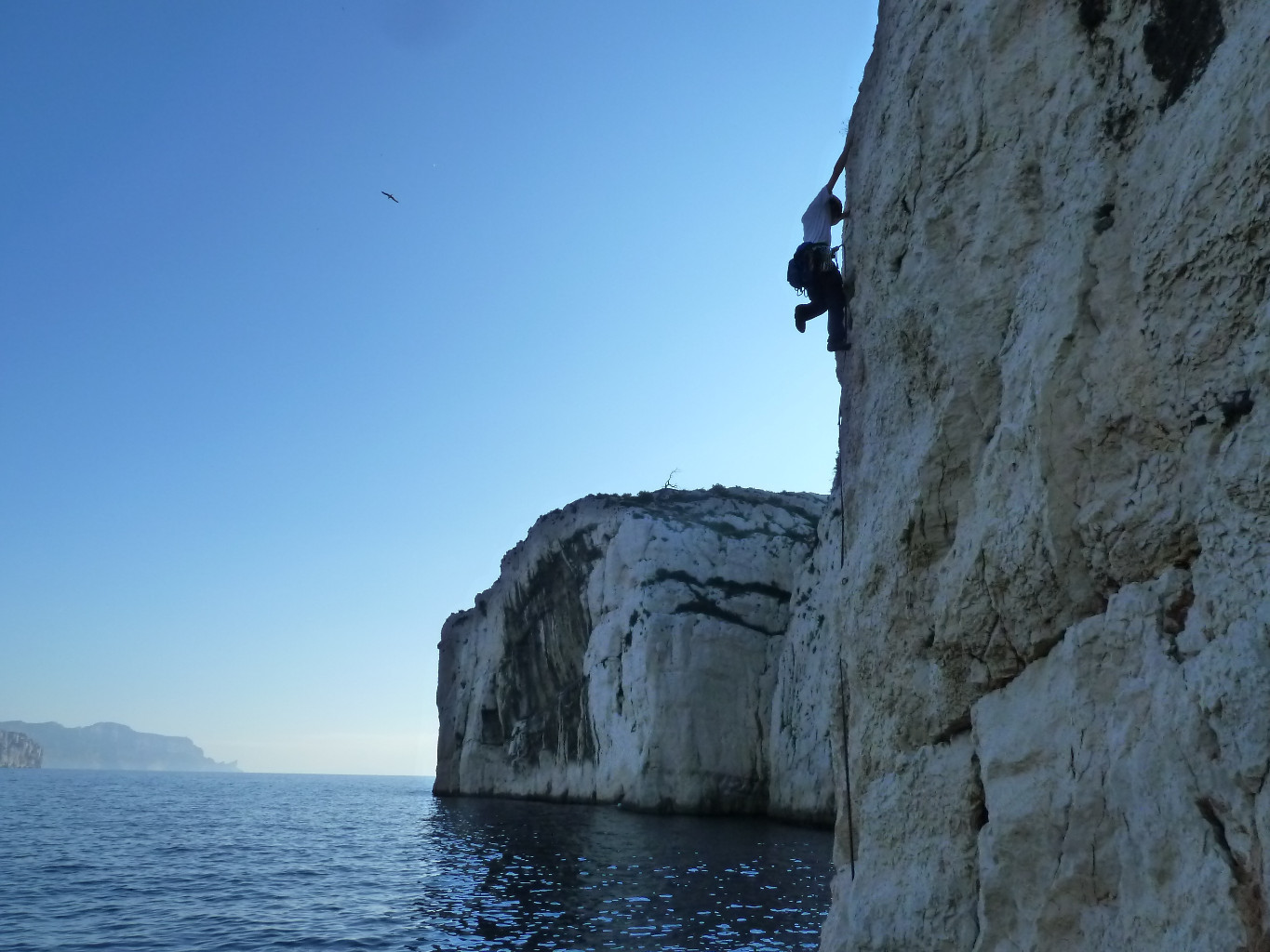 A mi-traversée