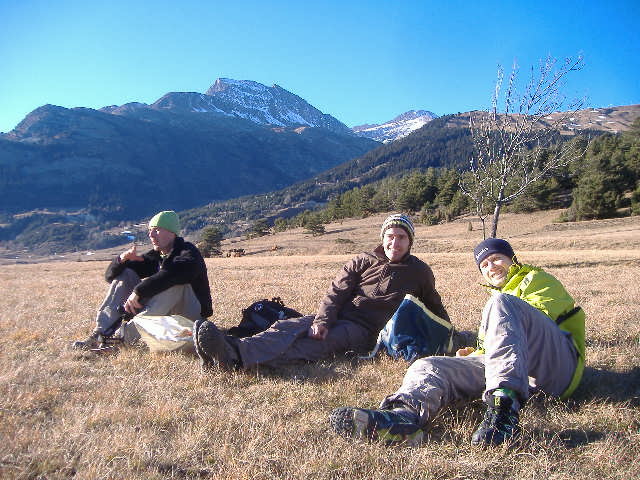 A Aussois c'est soleil et douceur!!!! sur le plancher des vaches....
