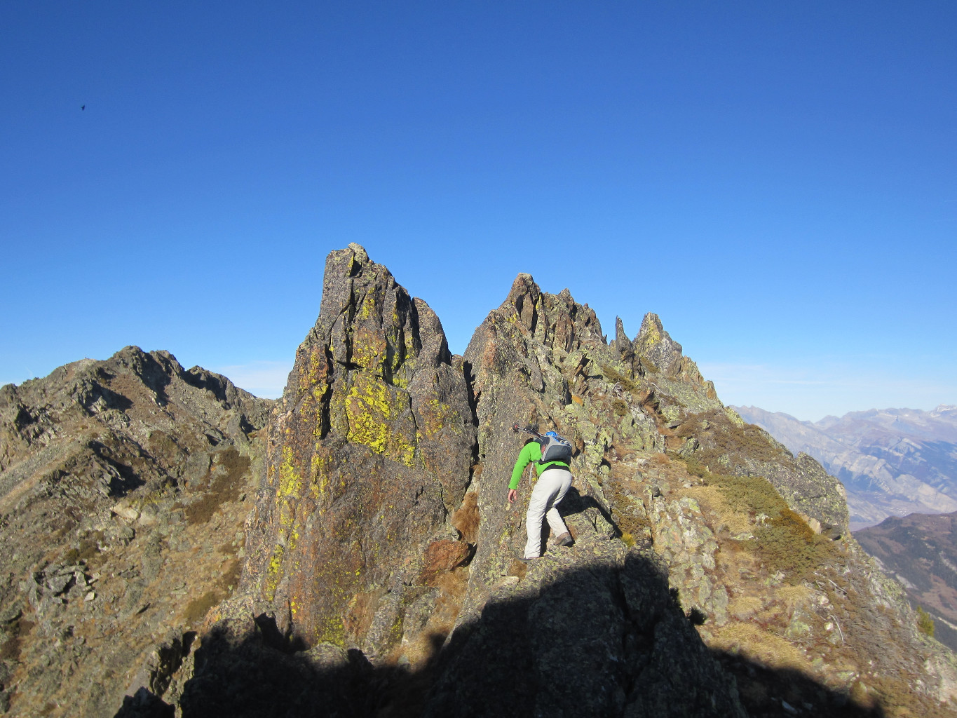 Catogne, arête SE