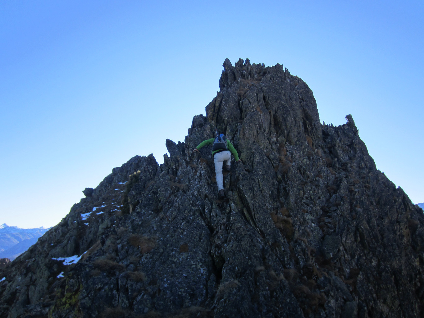 Catogne, arête SE