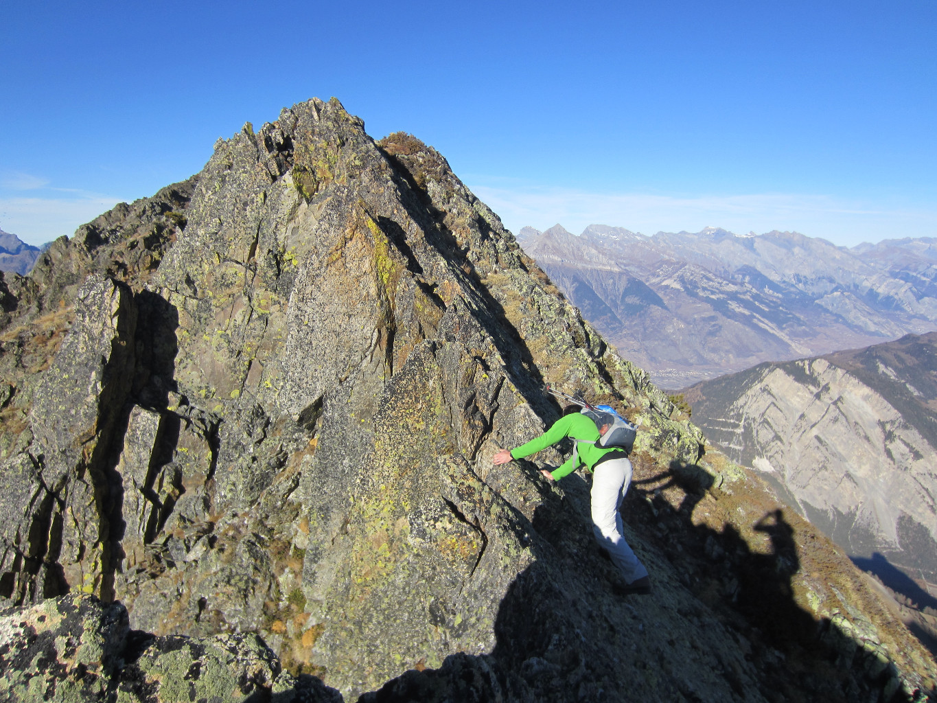 Catogne, arête SE