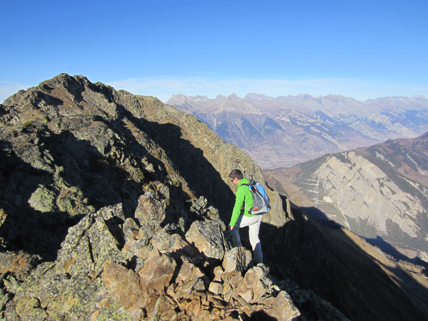 Catogne, arête SE