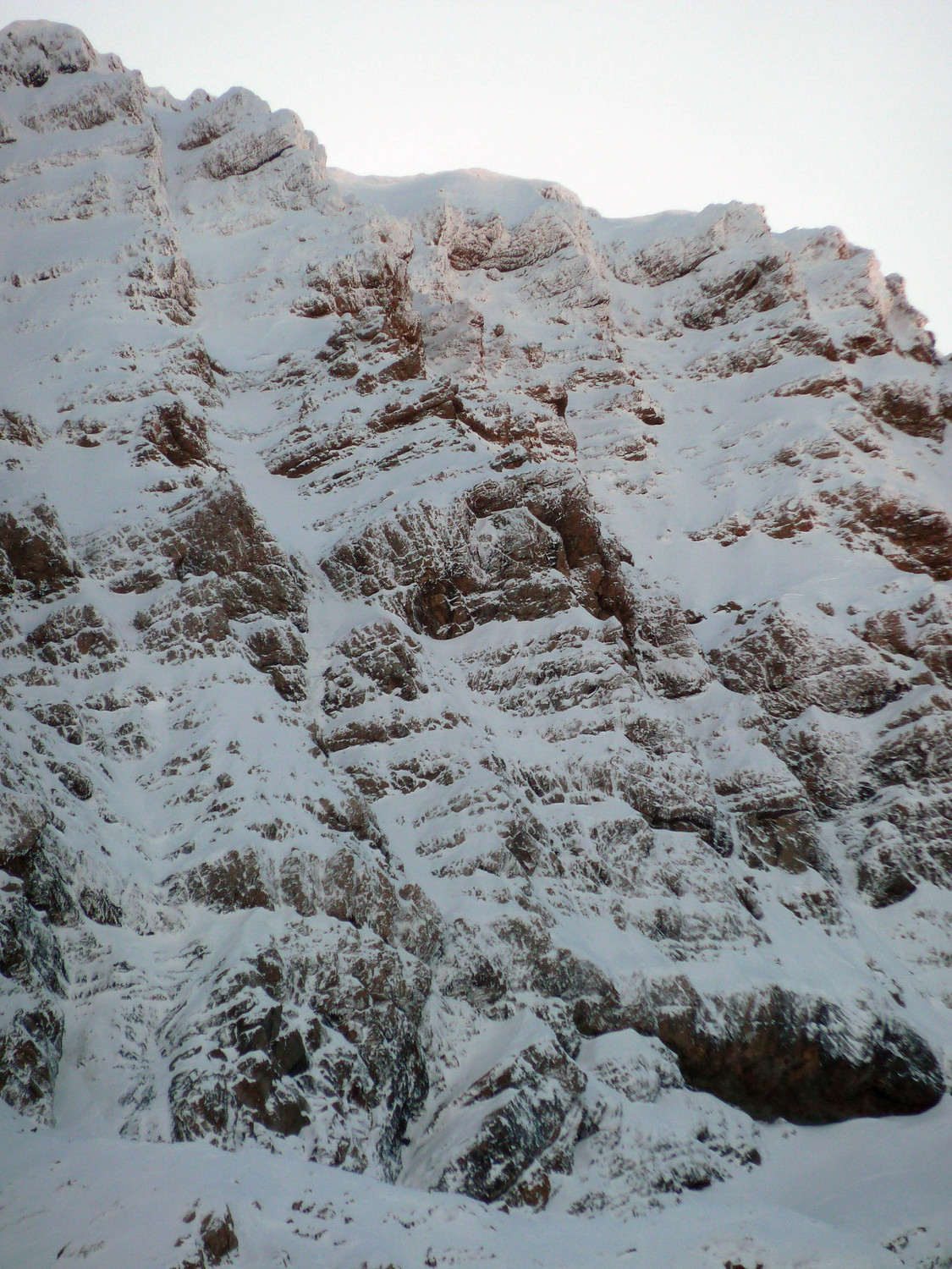Face ouest du Taillon au petit matin