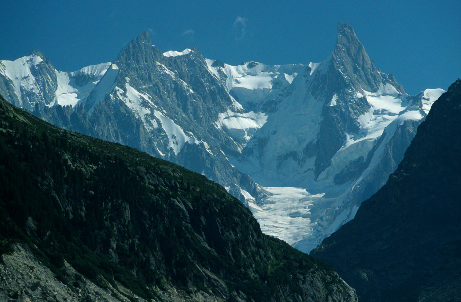 Dôme de Rochefort - Aiguille de Rochefort - Dent du Géant - Mont Mallet