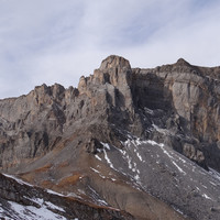 Pointe d'Anterne en lumière rasante