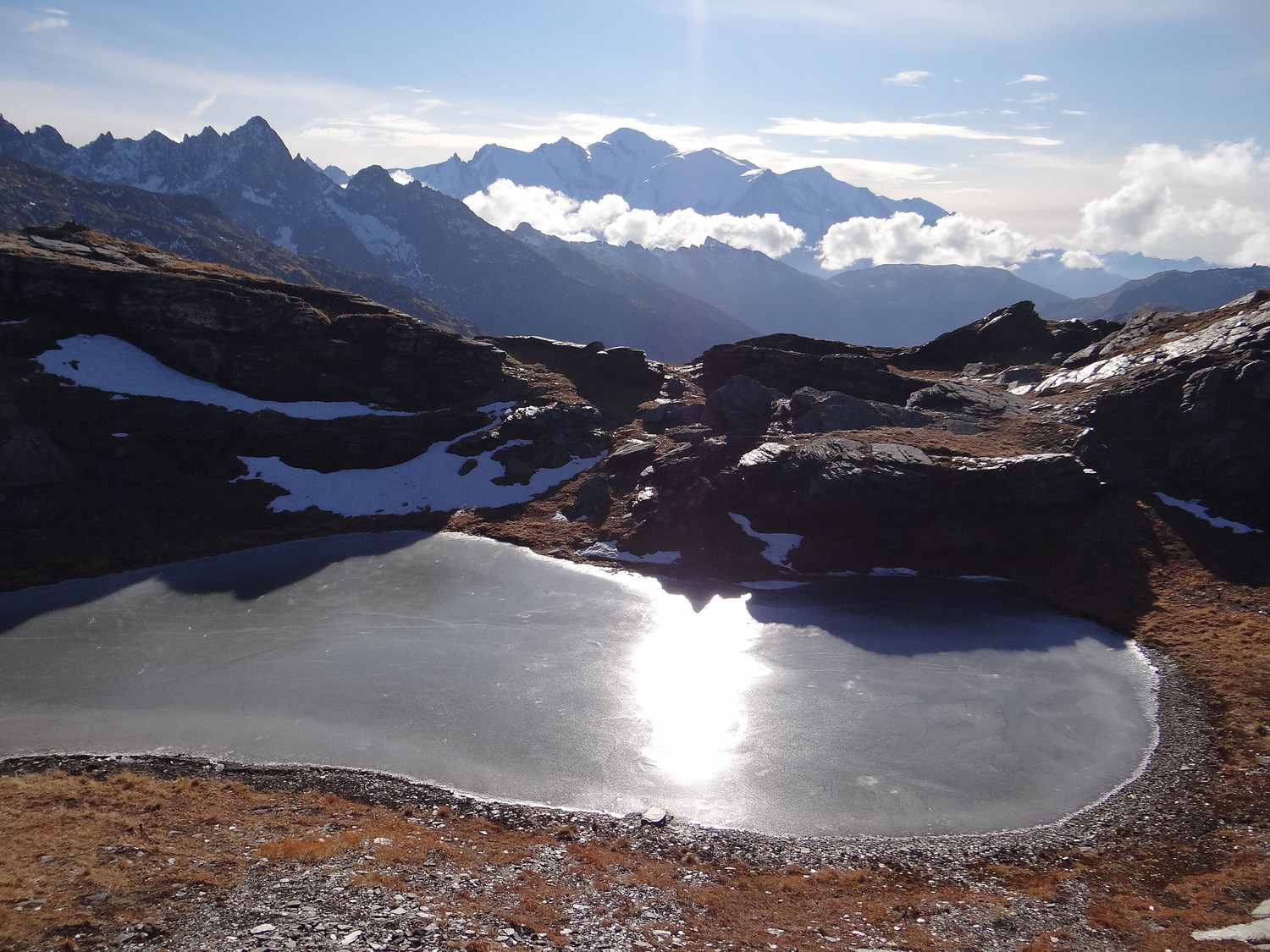 Petit lac du col des Chaux