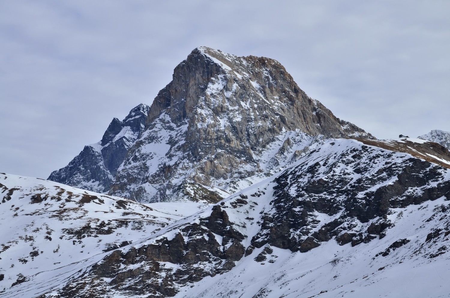il Piz Platta e l' Usser Wissberg