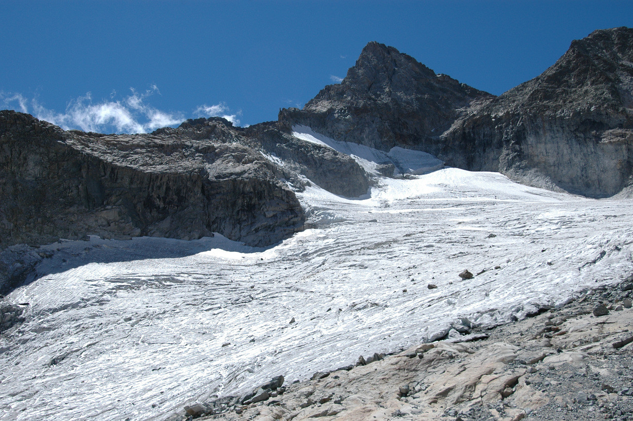 Pic Gény, glacier du plaret