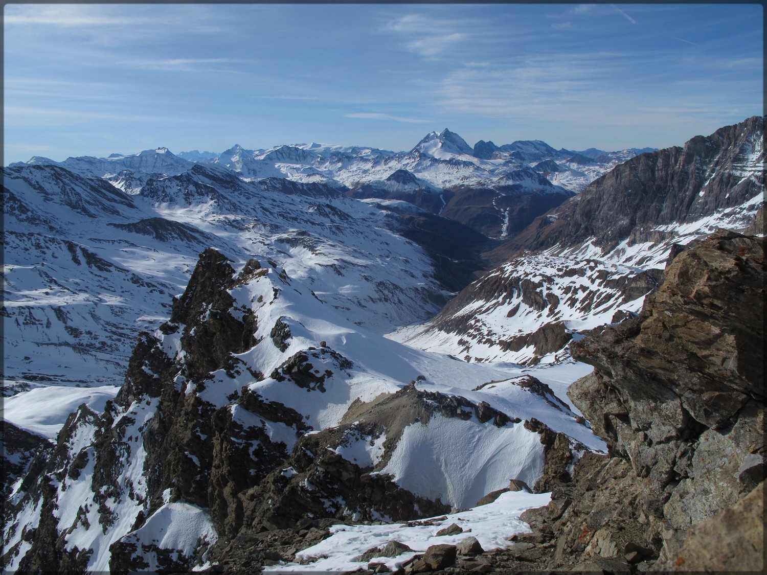 Panorama vers la Vanoise