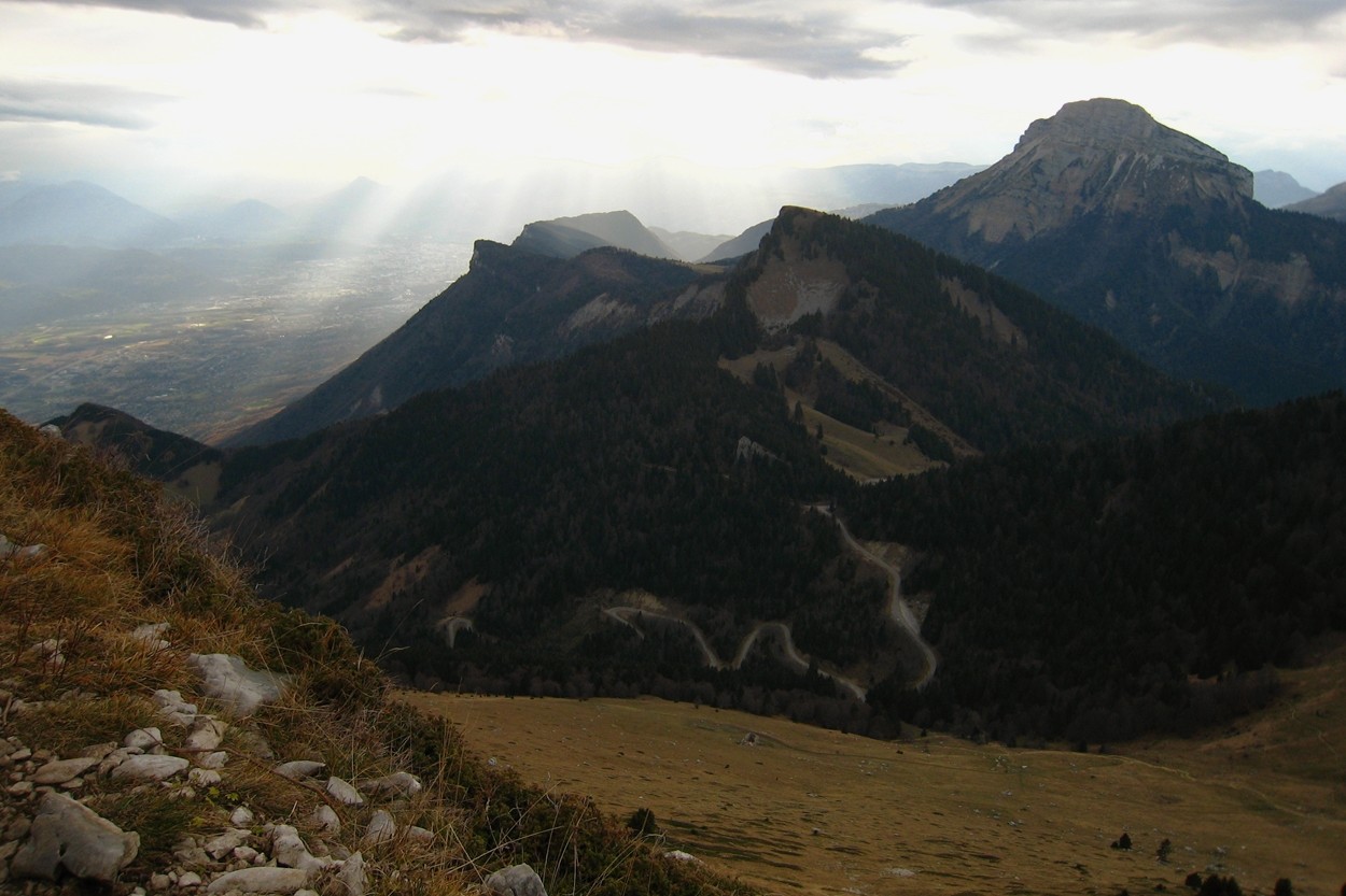 Sud Chartreuse depuis le Pas de l'Oeille