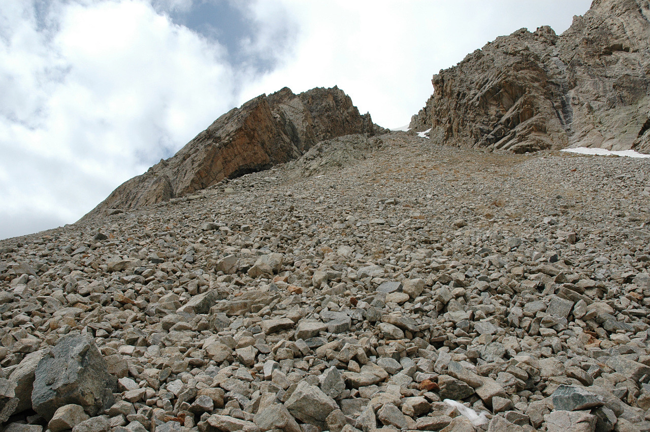 Petit col sur l'éperon W du Coolidge