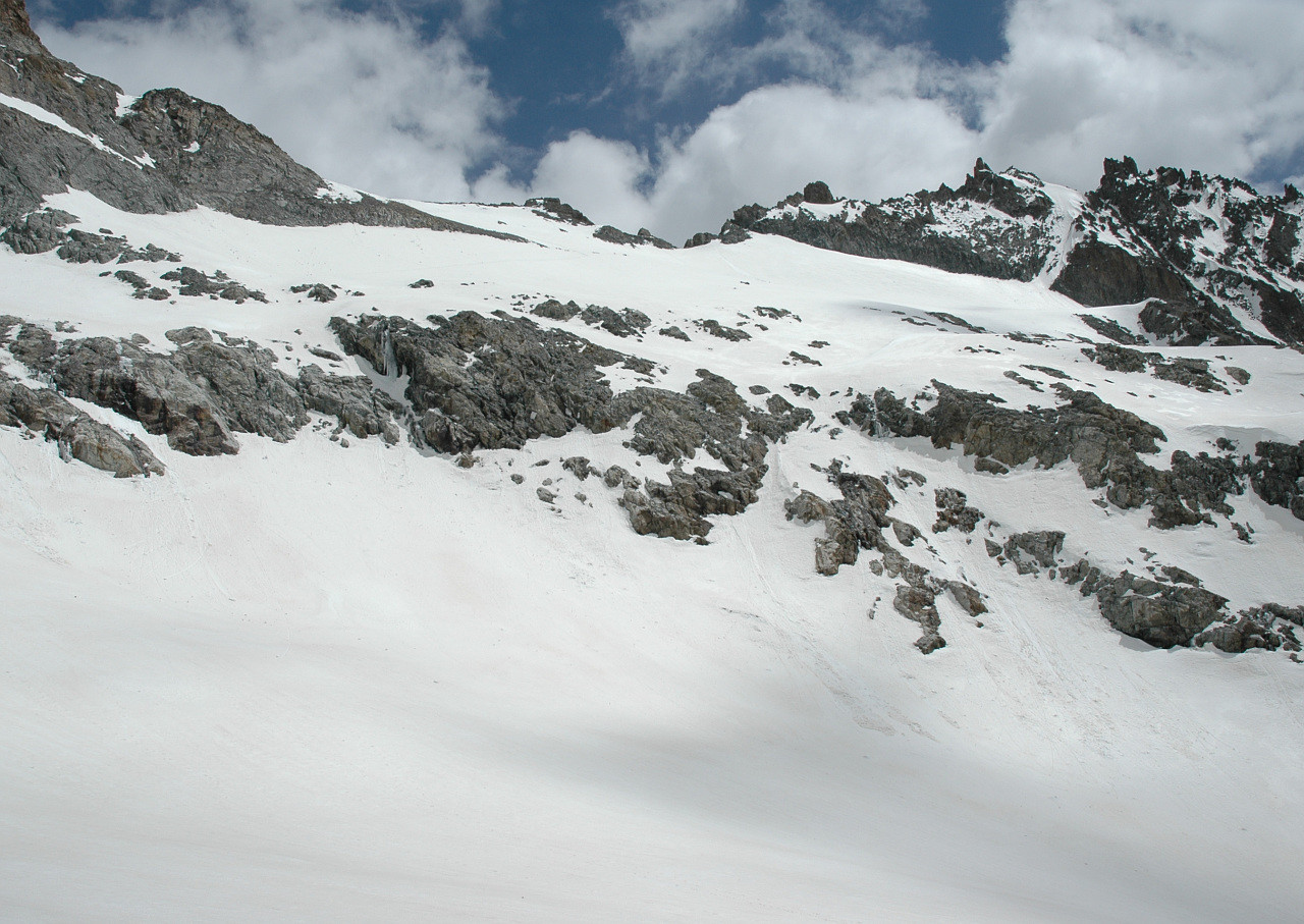 pentes W du col de la Temple