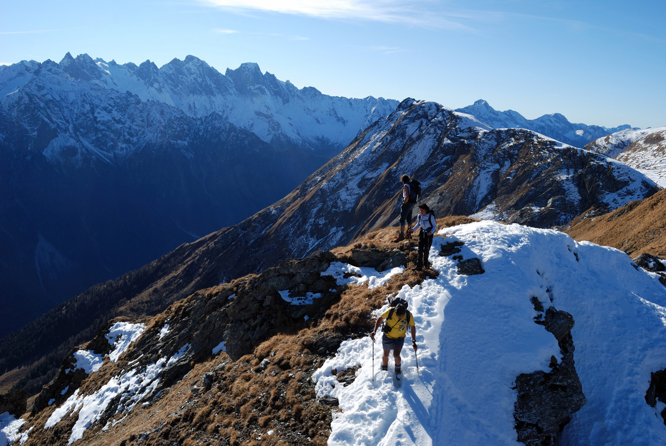 Ultimi metri prima del Piz Maroz Dent 2599 m